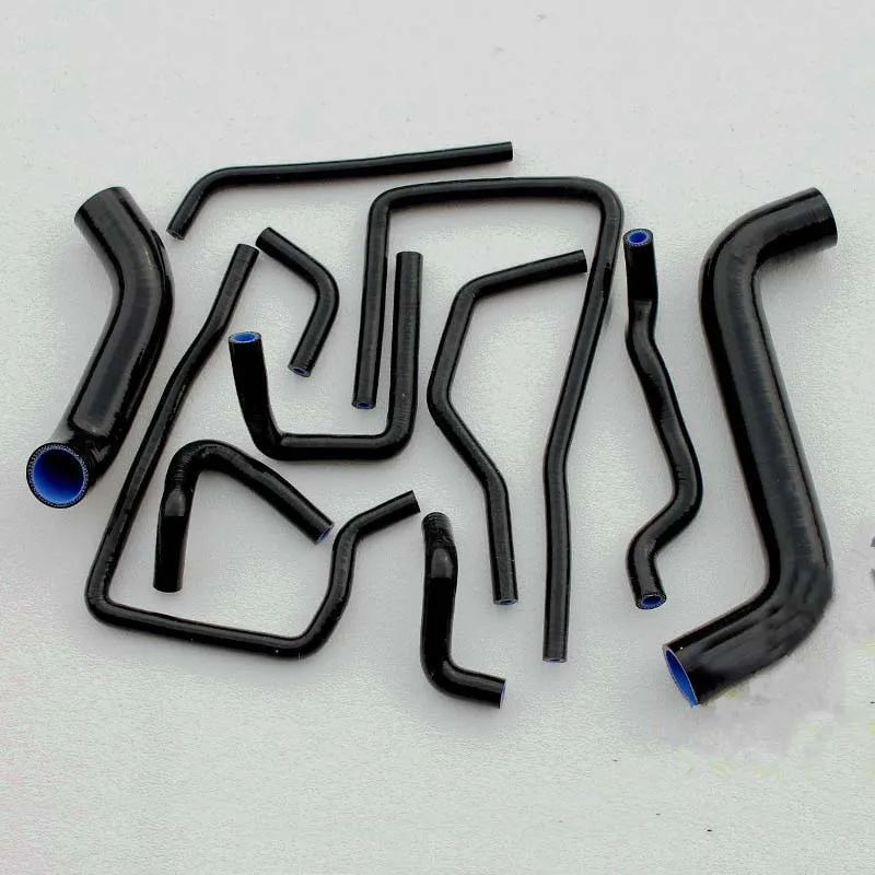

silicone radiator&heater hose blk FOR Subaru Impreza WRX/STi GDA/GDB EJ207 02-07