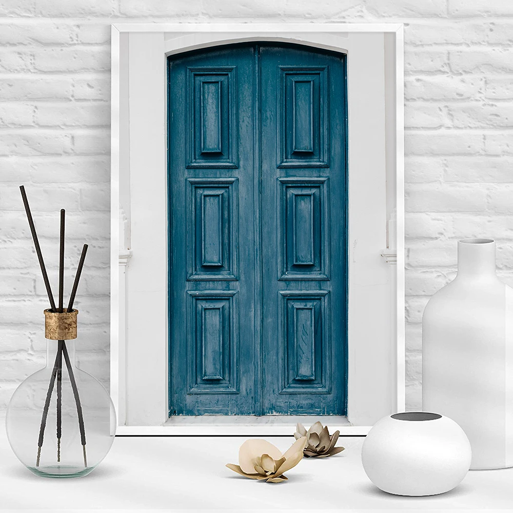 Cuadros Decoration Salon Portal Door Vintage Poster Canvas Painting Posters and Prints Wall Art Pictures for Living Room Decor