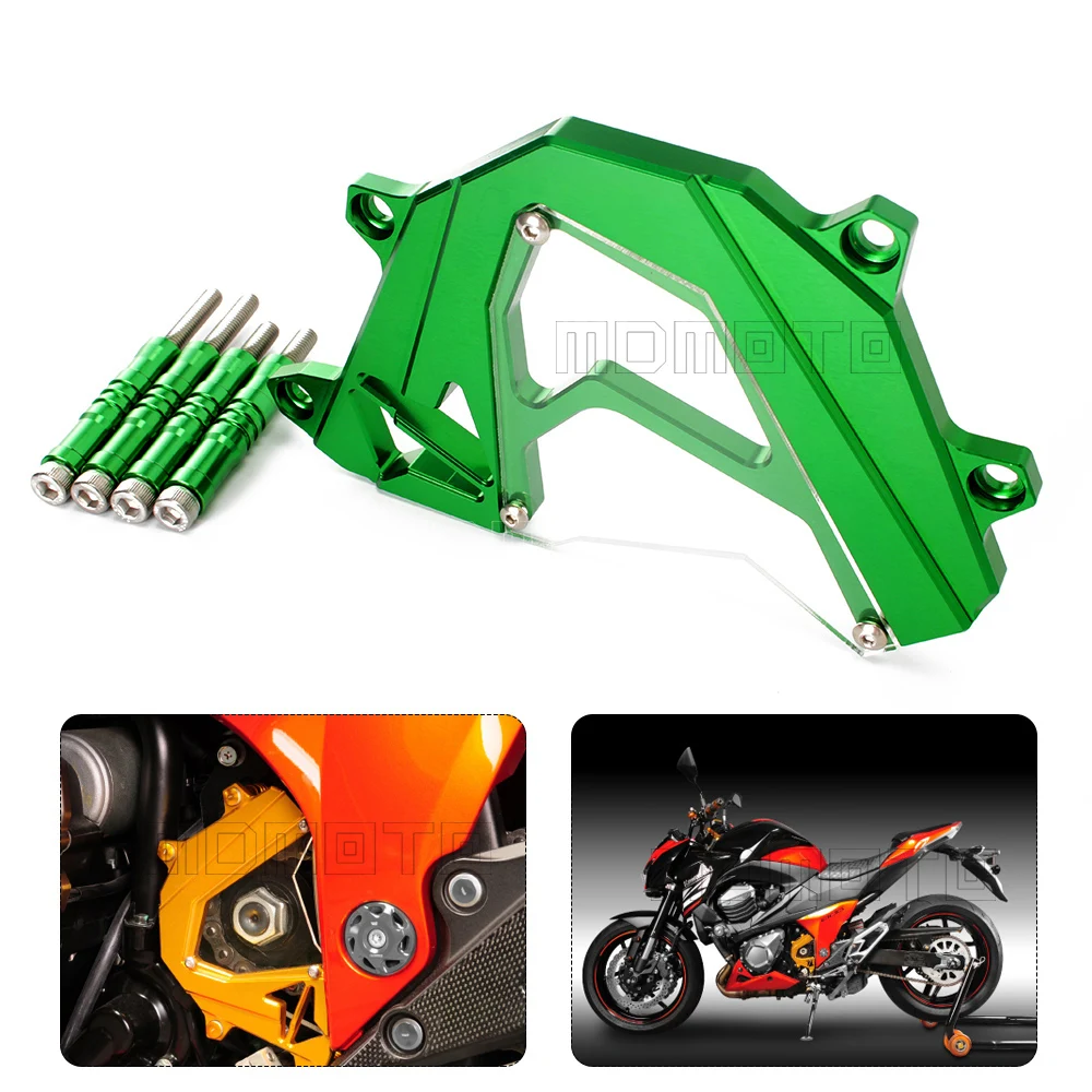 

Z800 Motorcycle CNC Aluminum Front Sprocket Cover Panel Left Engine Guard Chain Cover Protection For Kawasaki Z800 z 800