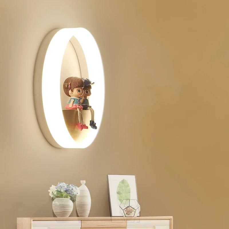 Скандинавская сплошная деревянная прикроватная лампа для спальни современный минималистичный коридор индивидуальная гостиная креативная настенная лампа