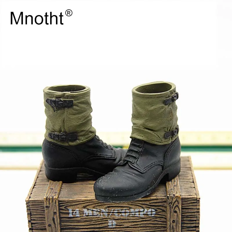 

1:6 Scale Rubber Boots Leggings boots WWII German Army Officer Male Soldier Shoes Model For 12in Action Figure Accrssories Toy