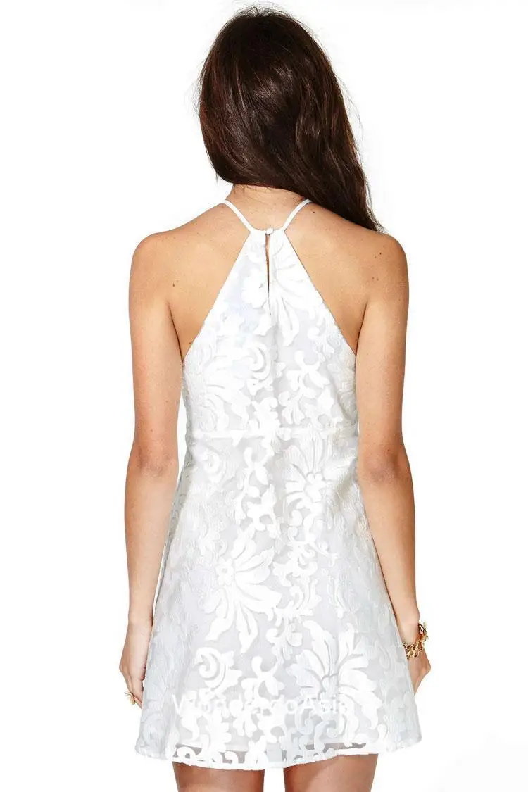 Lace embroidery spaghetti straps dress images Lace embroidery spaghetti straps dress images