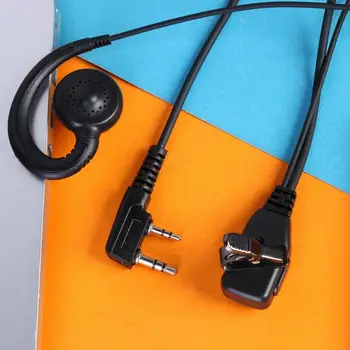 

K Type Swivel Earpiece Earphone w/Mic PTT for Kenwood Baofeng Walkie Talkie Radios Earphones with Microphone