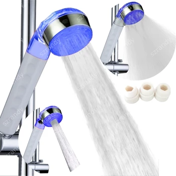 

Single Blue Color product with Good Design Award Japanese water saving shower heads