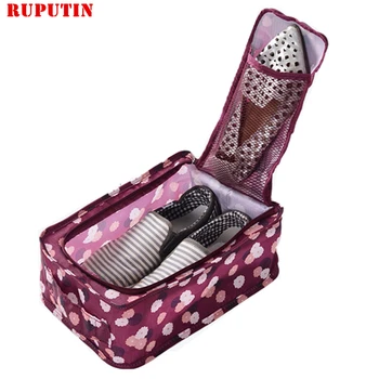 RUPUTIN Portable Women Men Travel Shoes Bag High Capacity Folding Shoes Organizer Bag Travel Accessories Shoes Finishing Package 1