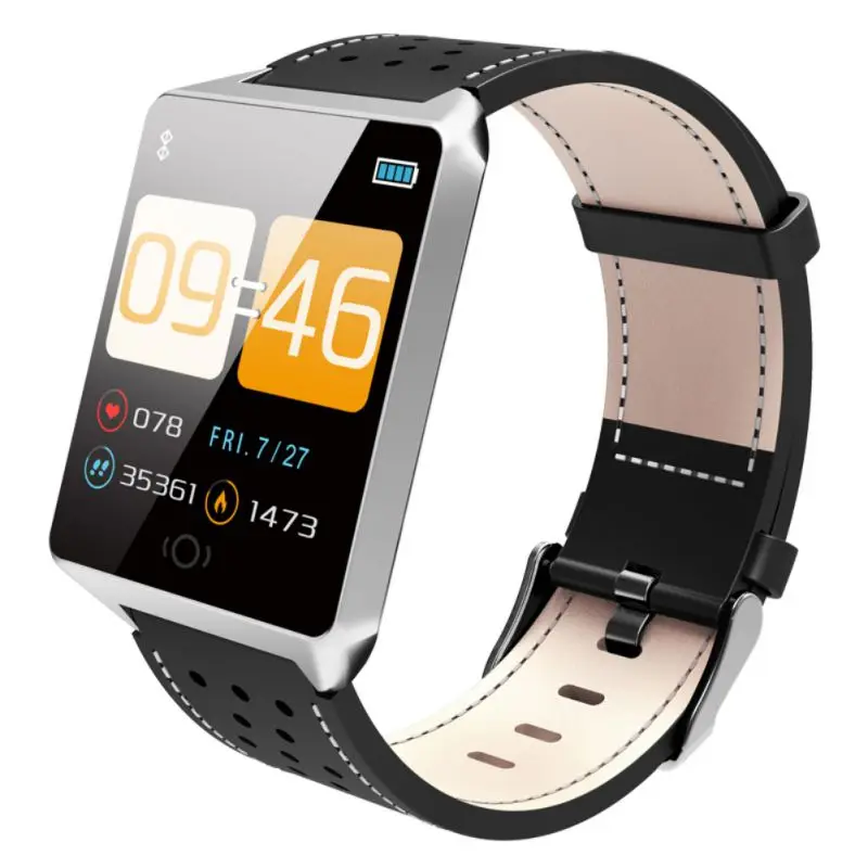 S CK19 Smartwatch IP67 водонепроницаемые носимые устройства Bluetooth шагомер пульсометр/контроль артериального давления сенсорные умные часы - Цвет: S