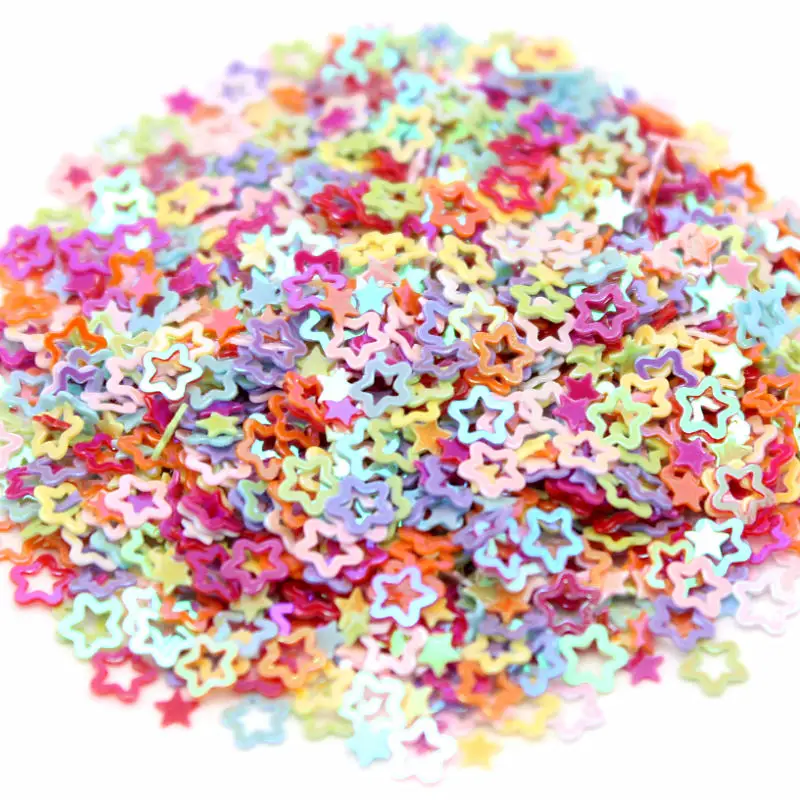 

New 1600pcs/pack colourful Sequins Pentagram For Clothing Accssory DIY Garment Art Decoration Jewelry Making