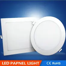 6 Вт светодиодный свет панели AC85V-265V ультра-тонкая квадратная Светодиодная панель освещения