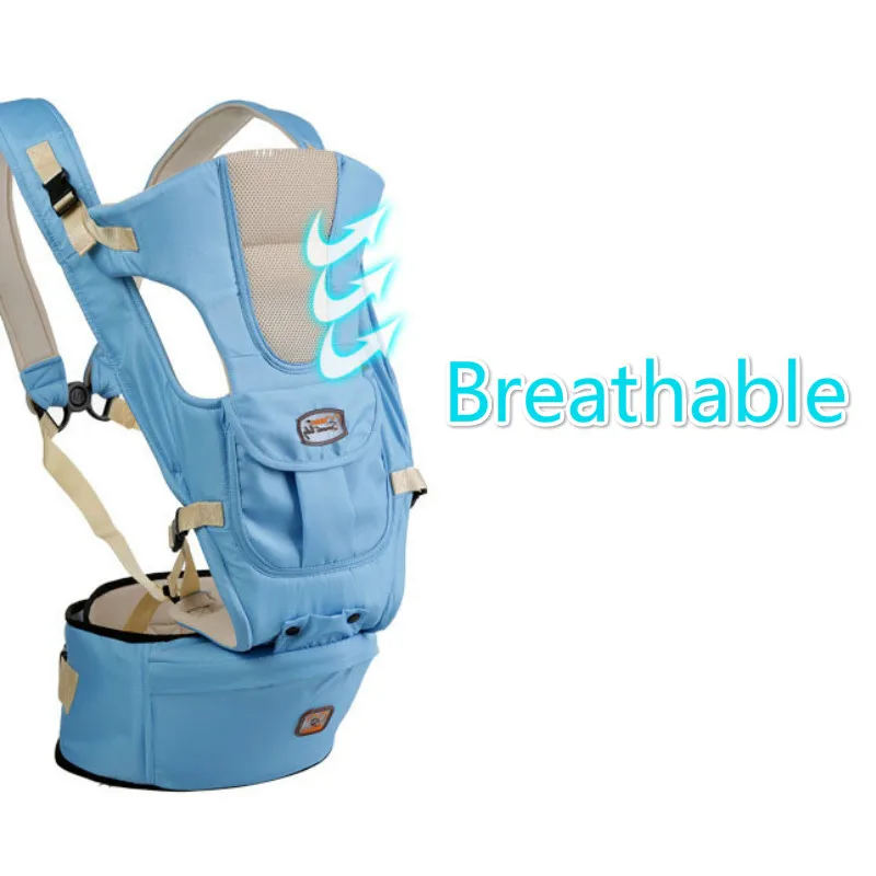 OLOEY Baby Carrier 7 в 1 для 0-36 м, эргономичный рюкзак на лямках для младенцев, Сумка с набедренным сиденьем, поясной ремень для новорожденных