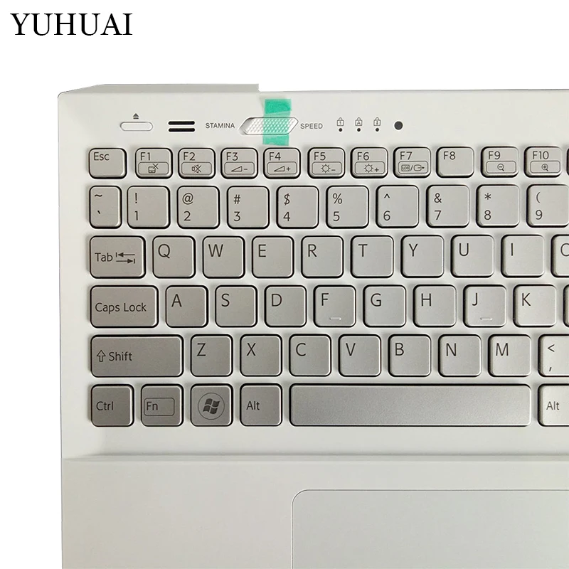 Teclado do Portátil dos Eua para Sony Palmrest Capa Superior 025-111a-2363 025-101a-2363 Teclado Svs15 Svs151100c Svs15118ecb Svs15118ecw - Imagem 2