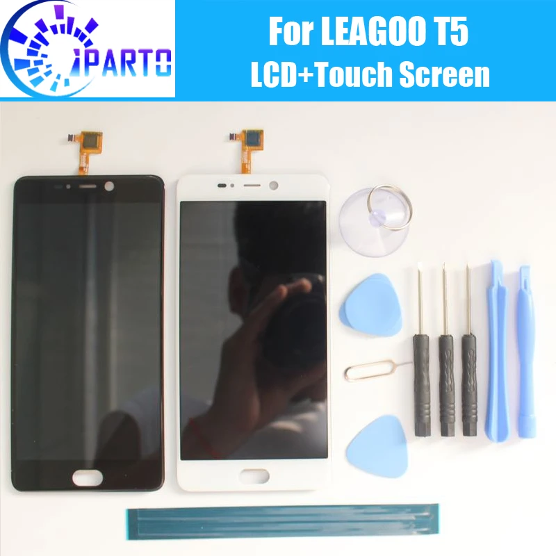 LEAGOO T5 ЖК дисплей + сенсорный экран 100% оригинальный протестированный дигитайзер