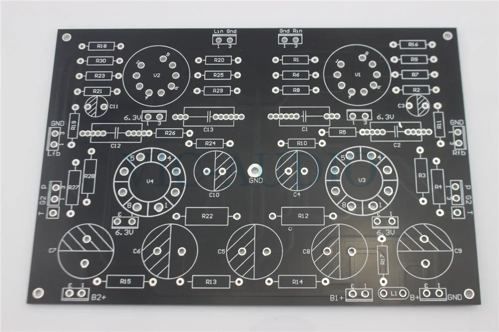 DIY Projects Audio Single-ended Amplifiers Double Track 185*125*2mm PCB Board 1Piece Free Shipping projects