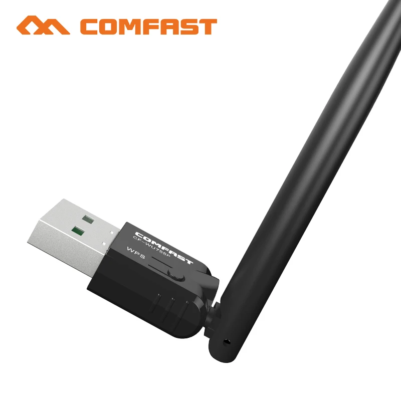 Comfast CF WU755P 5dBIWiFi Антенна 150 Мбит/с беспроводной usb адаптер Wi Fi 802.11b/g/n 2 4 ГГц ПК мини