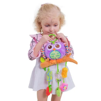 

Cute Baby Toys Soft Newborn Kids Toys Animal Baby Mobile Stroller Toys Plush Playing Doll