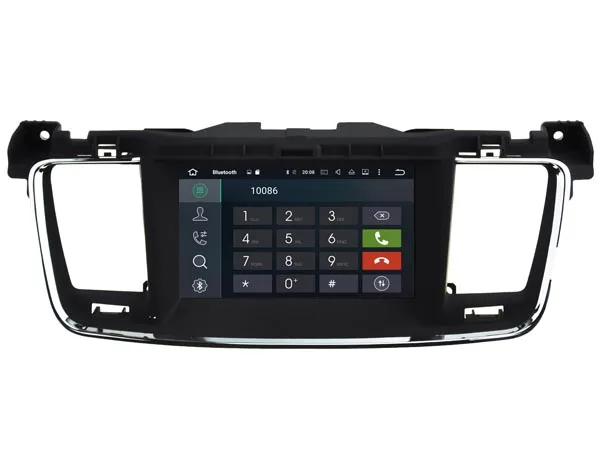 Top Ips screen Android 8.0 Car Dvd Navi Player FOR PEUGEOT 508 gps auto stereo audio multimedia 3
