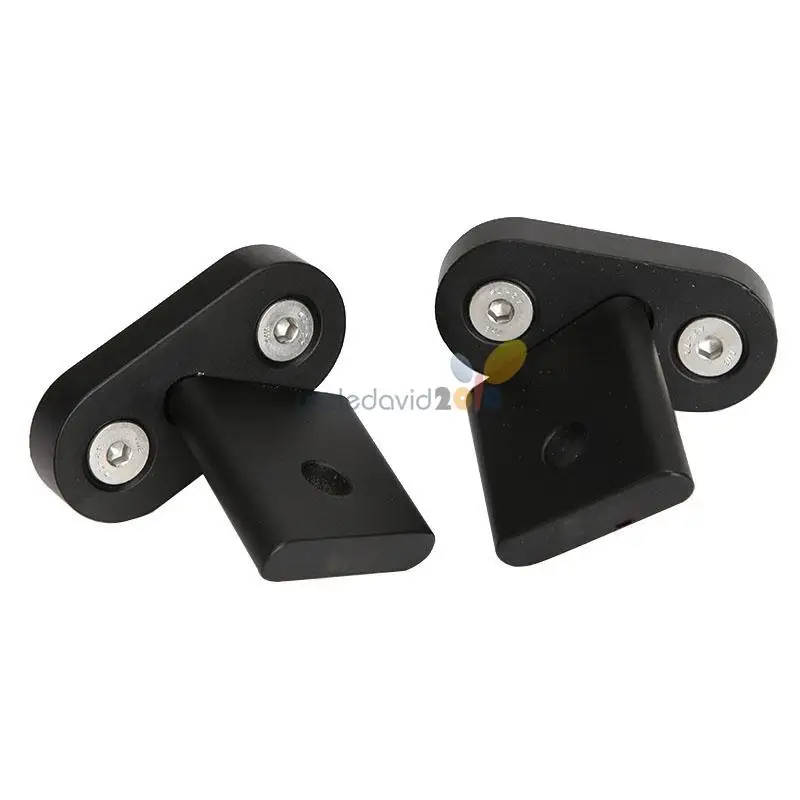 

2x High Strength Aluminum Bumper Holder Spotlight Bracket LED Work Light Bar Driving Lamp Holder 4x4 For Jeep Wrangler JK 07-15