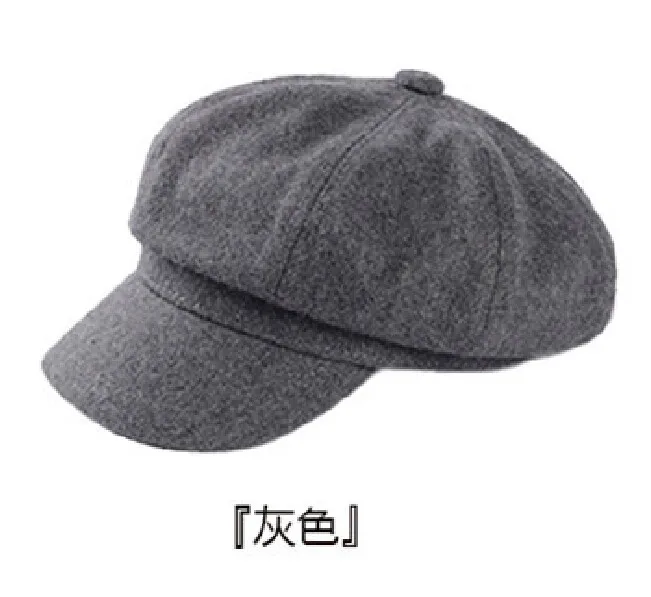 [FLB] супер теплая Высококачественная модная шерстяная Женская Берет, шапка для женщин, женская кепка, повседневная купольная голая шапка, шапки Boina