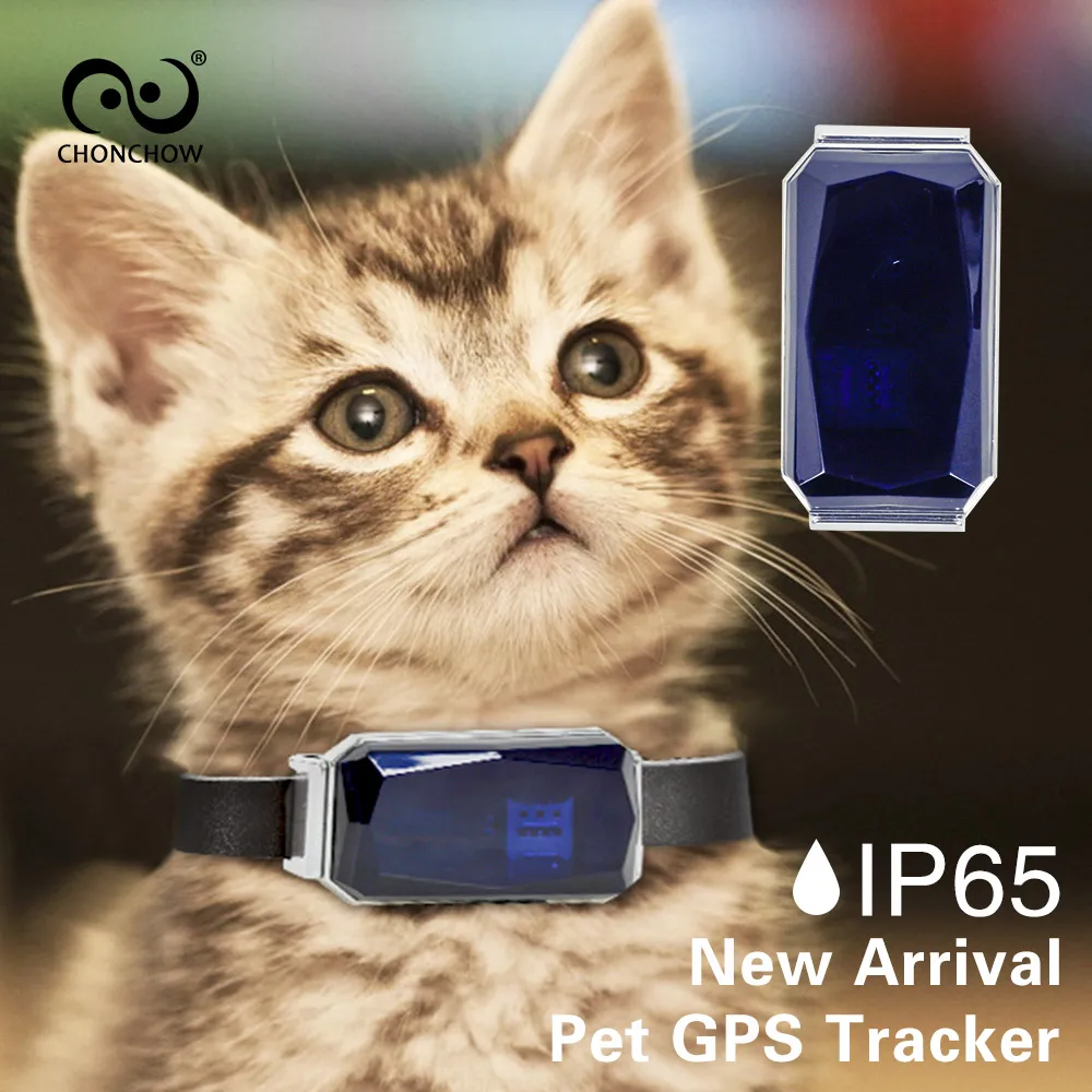 

Free Shipping Waterproof GPS Tracker for Cats with Collar Mini GPS Tracker Dog Pets Cow Horse Free Lifetime APP and Platform