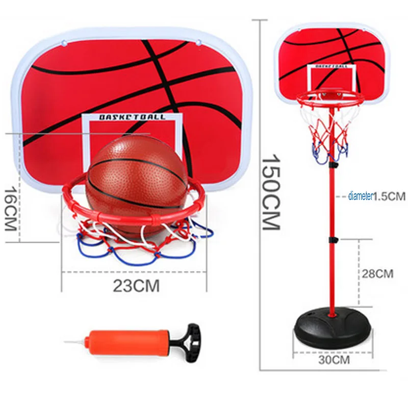 Educational Outdoor Toys For Kids Sport Basketball hoop Set indoors Fun