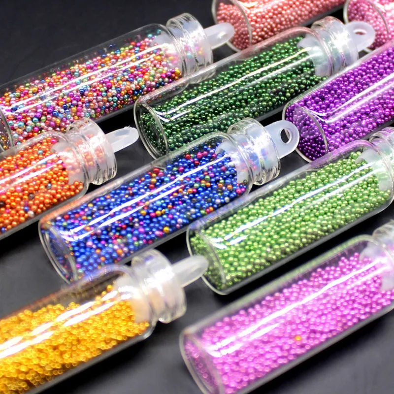 

1 Box 2018 NEW Shining Round Shape Nail Glitter Powder Dust 3D Nail Art Decorations Nail Art Bottle Tip Stickers DIY Tools Hot