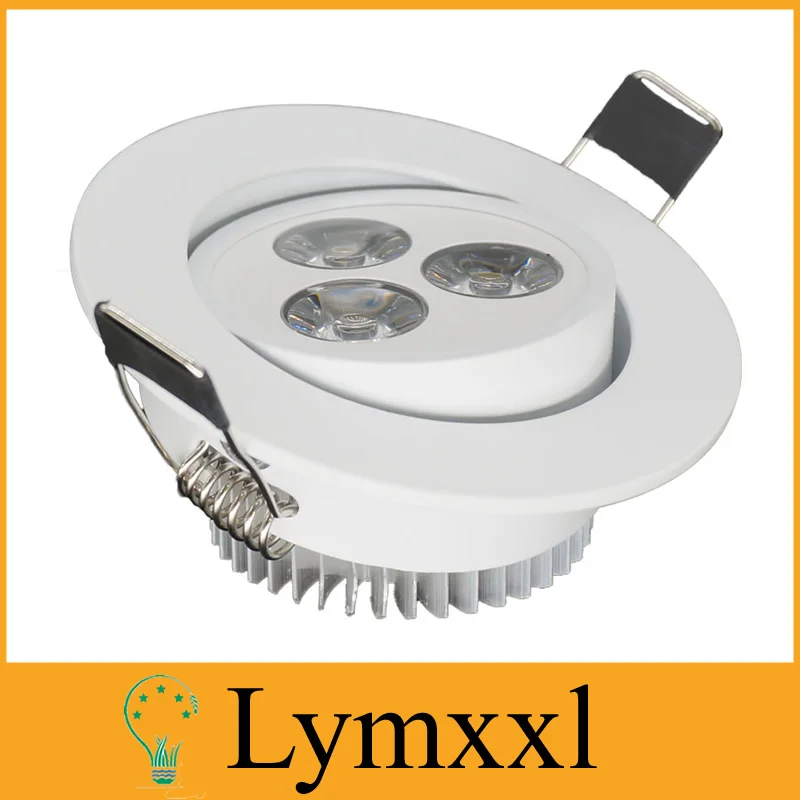 

3W Dimmable Led Downlights High Power led chip AC110V 220V or 12v UL CE Approve with driver Recessed Spot Lights lamp