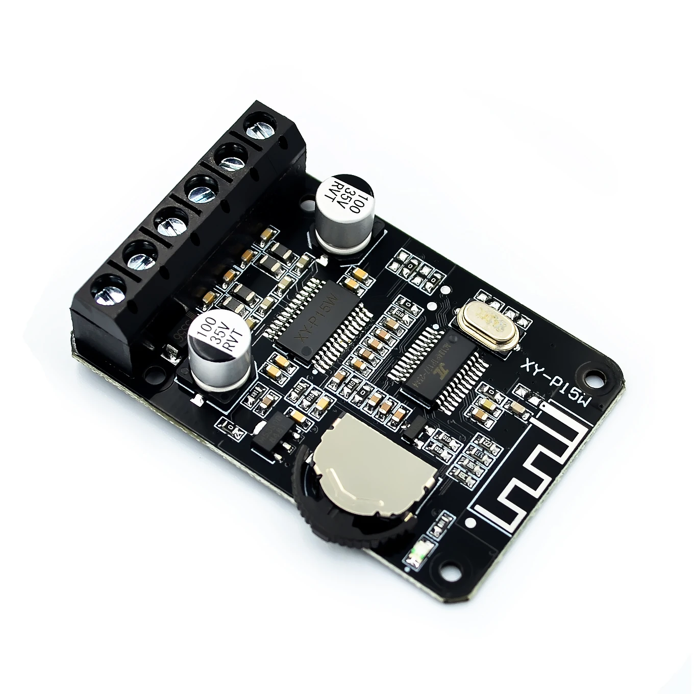 

10W/15W/20W/30W/40W Stereo Bluetooth Power Amplifier Board 12V/24V High Power Digital Amplifier Module XY-P15W
