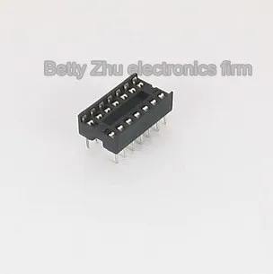 

100PCS/LOT 14P IC chip mounting IC socket seat