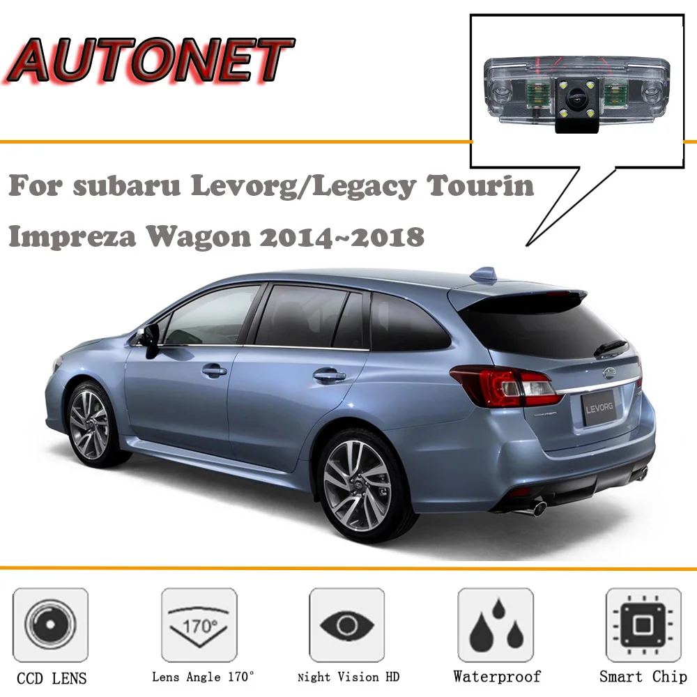 Камера заднего вида для subaru Levorg/Legacy Touring/Impreza Wagon 2014 ~ 2018 с функцией ночного видения