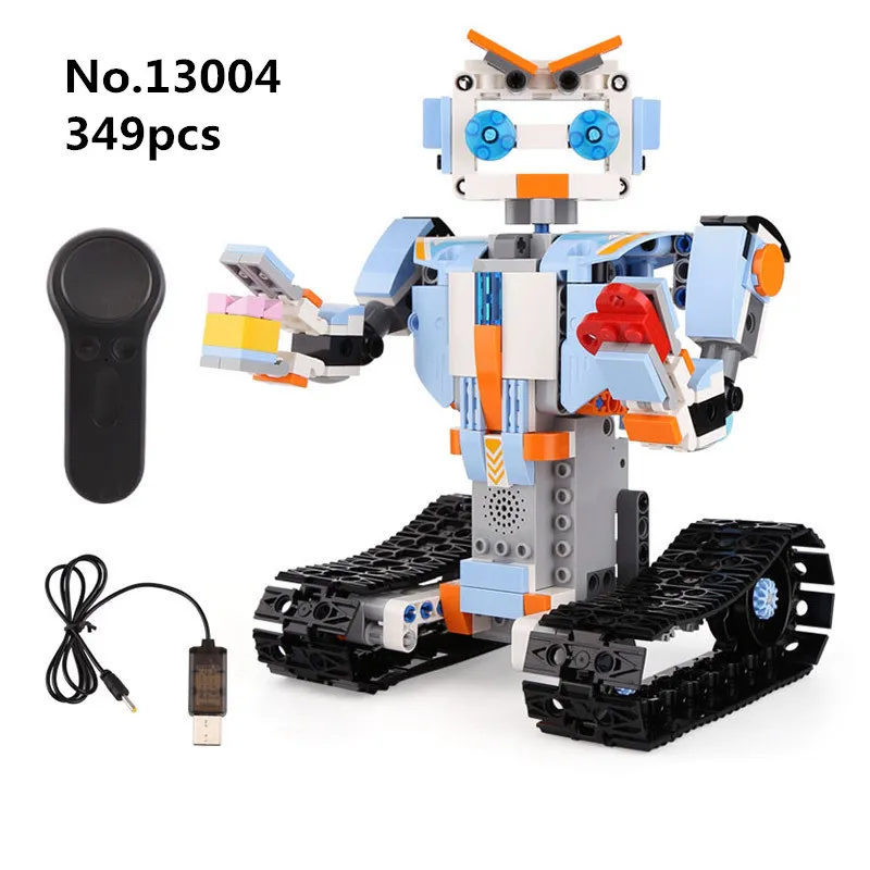 

349pcs The Robert M4 Set Remote Control Robot USB Electric RC Movable Building Blocks Educational Toys For Boys Adults