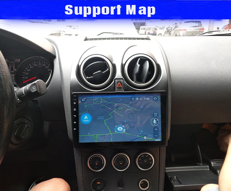 Sale Android 8.1 Car Audio Player 9 inch For Nissan Qashqai 2006-2013 Car GPS Navigation With HD Screen,Playstore,Wifi Video Player 5