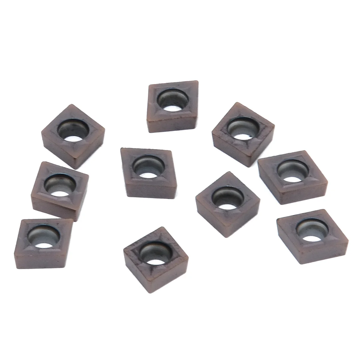 10pcs CCMT060204 VP15TF Carbide Inserts + SCLCR1212H06 Lathe Turning Tool Holder 79x15x12mm + Wrench