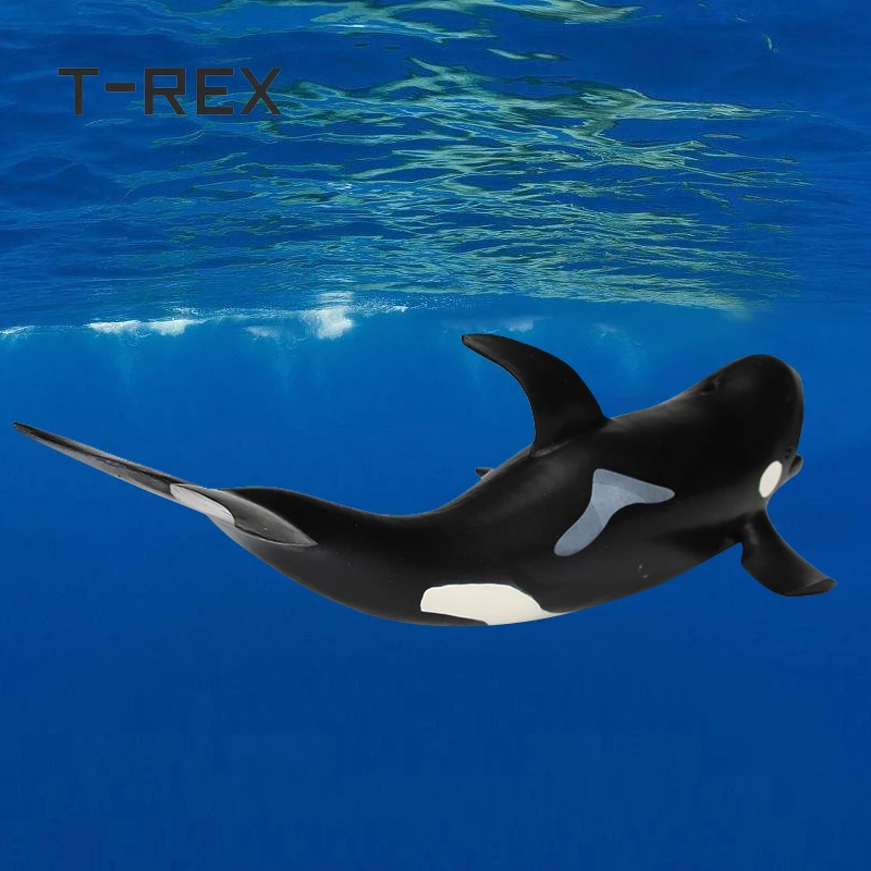 T REX 23 см большой размер морская жизнь Кит моделирование модель животного