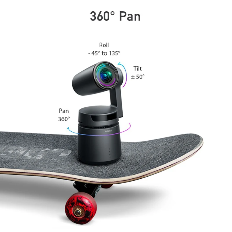 OBSBOT Tail Auto Director AI Camera 3 Axis Gimbal 4k 60fps zoom Tracking Shoot Video для Vlog YouTube Live video|Аксессуары