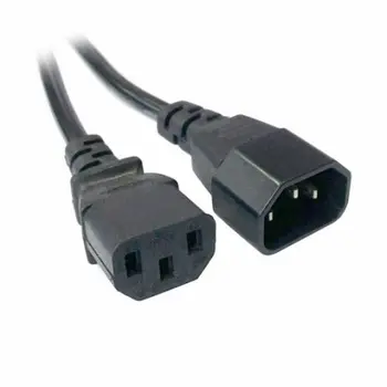 

6ft 1.8m Male to Female PC Power Extension Cord Cable Wire IEC320 IEC 320 C13 to IEC C14