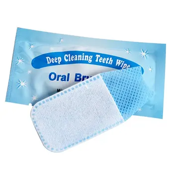 

2017 Oral Hygiene Teeth Whitening Teeth Wipe Oral Brush Up Finger Deep Cleaning Wipes Dental Tooth