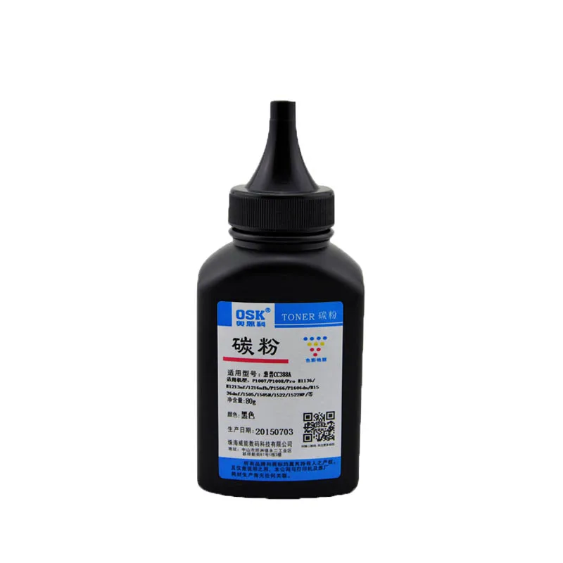 Черный тонер порошок OSK CC388A CF283A 83A 283A CE285A CE278A CB435A CB436A совместимый с HP LaserJet 1212nf 1217nfw