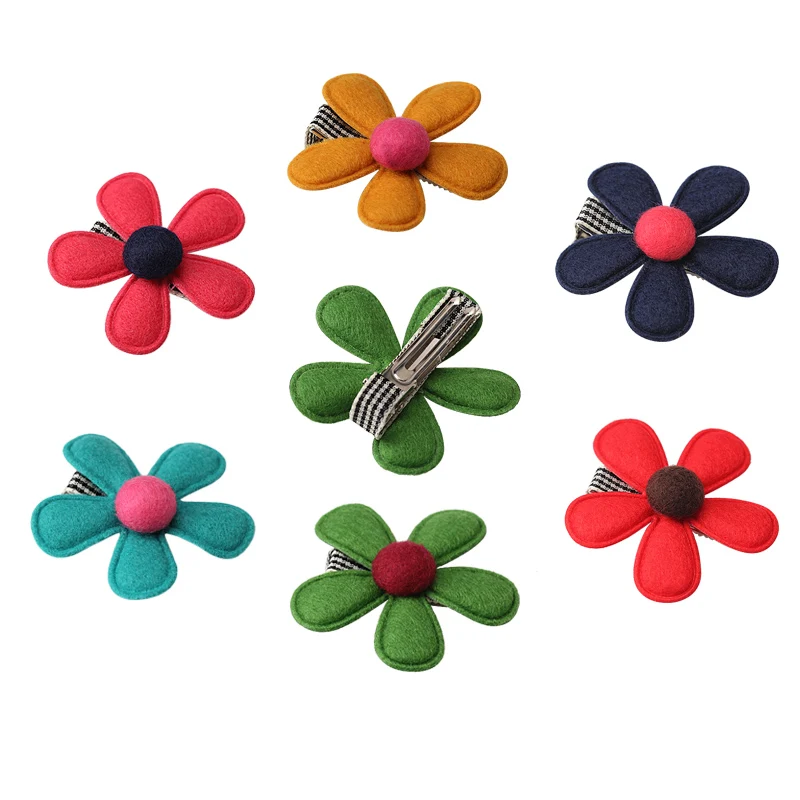 

M MISM Cute Flower Colorful Hairpins For Girls New Arrival Kids Accessories Hairgrips Hair Clip Best Headwear Gift For Kids