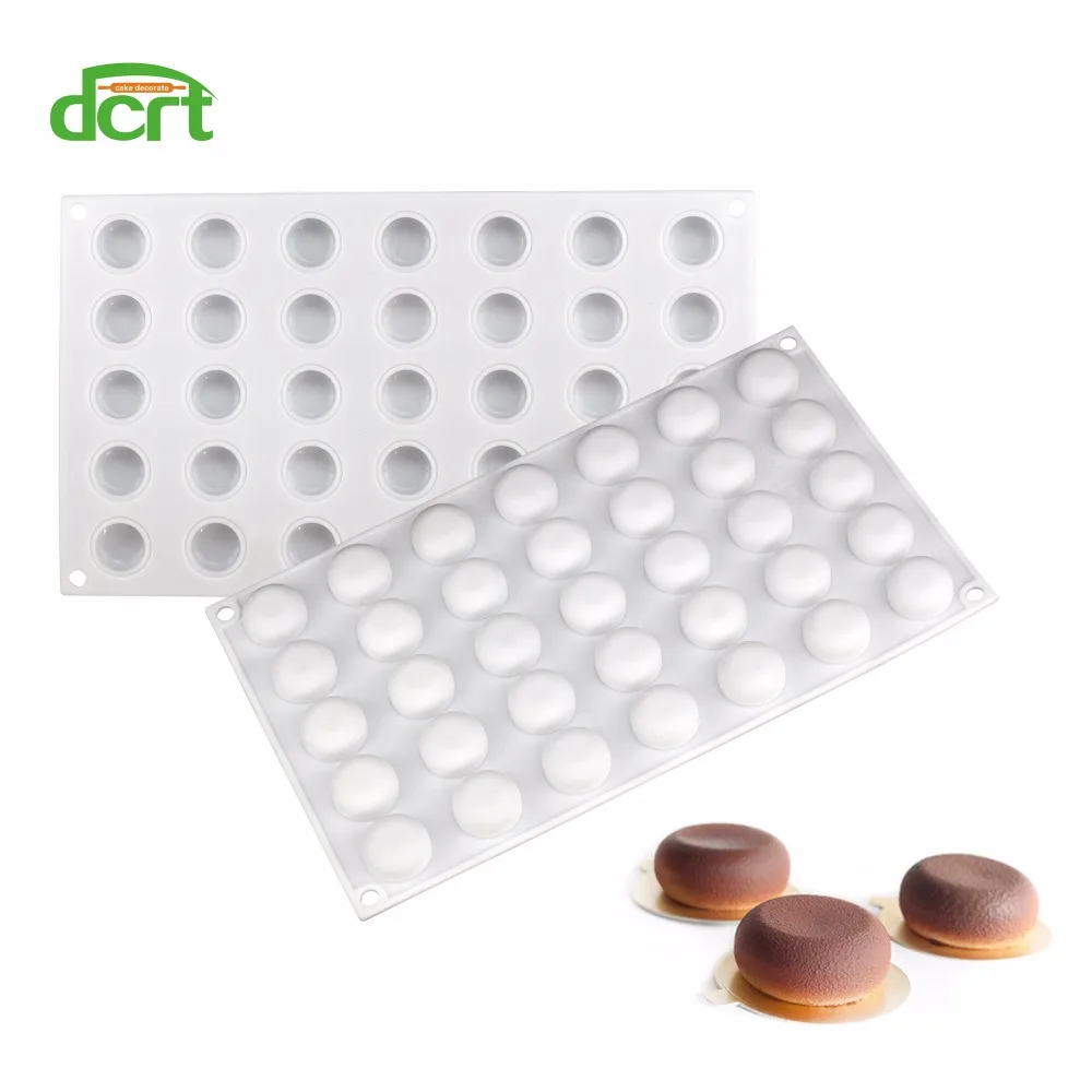 

3D Silicone Round 35 Cavity Cake Mold Dessert Mould Decorating Baking Tools for Chocolate Pudding Jelly Soap Pastry Tools