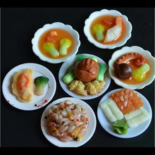 Мини чашка тарелка блюдо Декор Кухня Мини-посуда игрушки для детей девочки кукла аксессуары 33 шт/набор