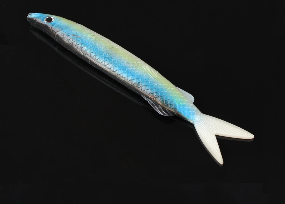 Spinpoler 1 шт. 22cm50g Pesca черная крышка для задней панели с рисунком рыбы приманки бас