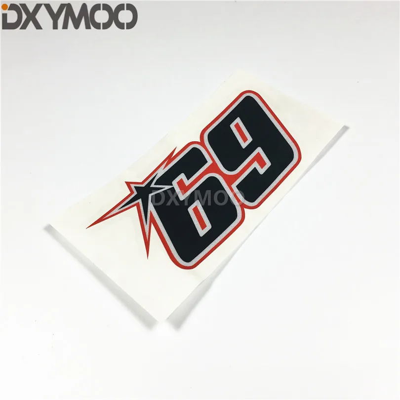 

Car Styling Decals Star MotoGP Racing Motorcycle Stickers Truck Car Styling for 69 Nicky Hayden 12x6.2cm