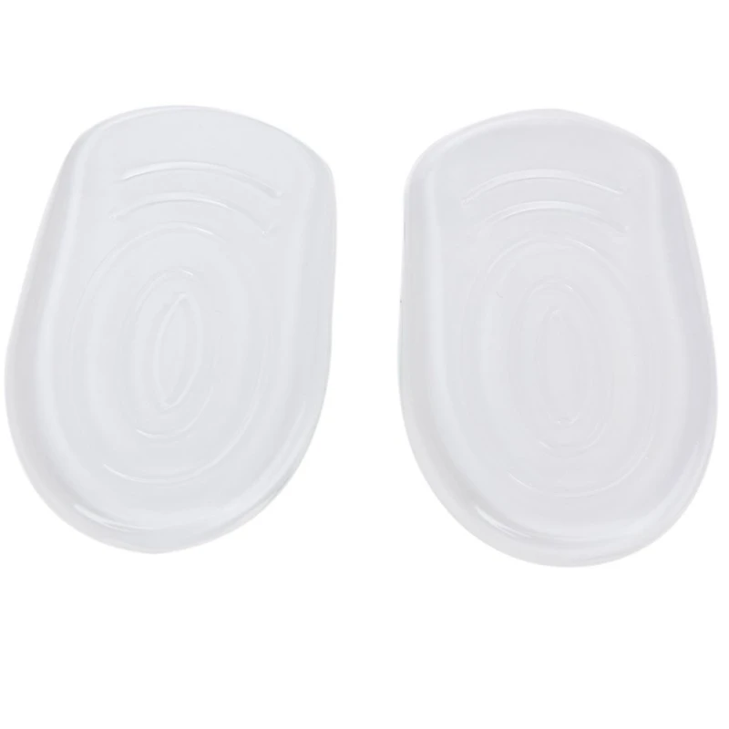 

1 Pair of Gel Back Heel Half Insoles Inserts Anti-Slip Heel Massage