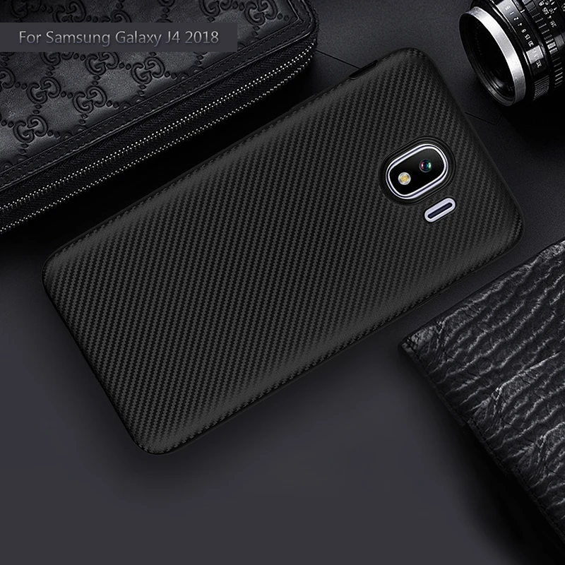 carbon fiber silicone case samsung j4 (2)