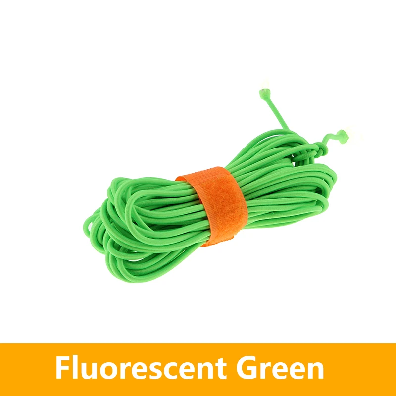 10meters diameter about 2.8mm colorful high elastic rubber rope string - Цвет: Fluorescent Green