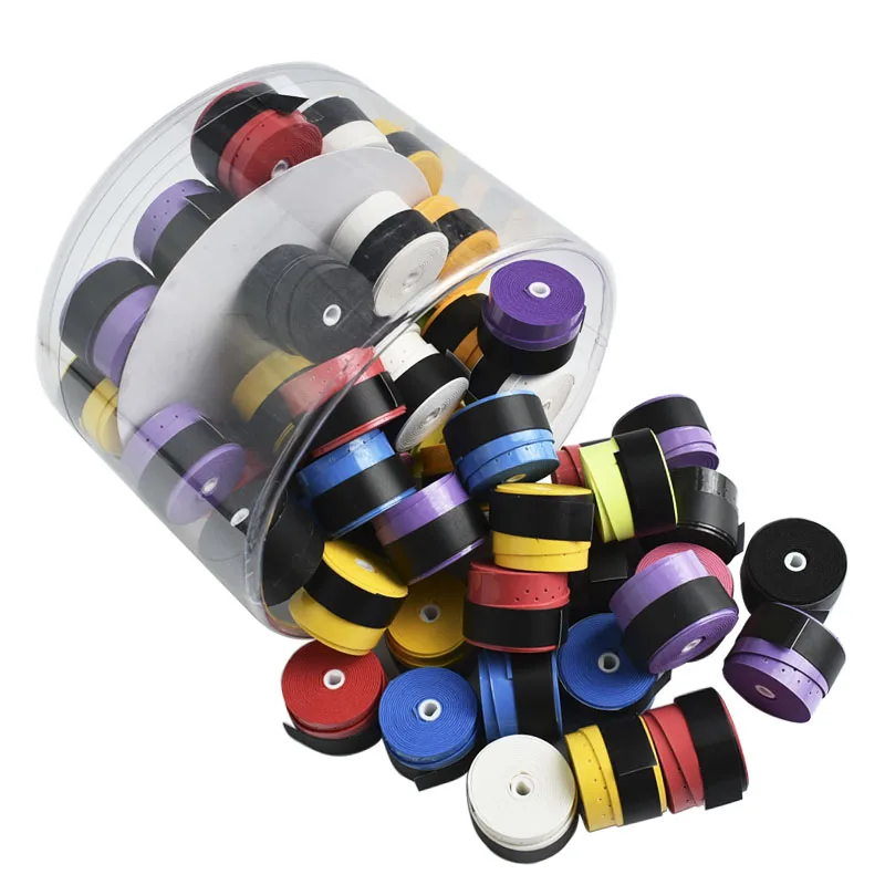 60 قطعة تنس مضرب Overgrips Padel على القبضات الريشة أكثر من القبضات العرق استيعابها الأغطية أشرطة القبضات العصابة