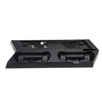 

Vertical Stand Cooling Fan with Dual Charging Station for PS4 Slim Console