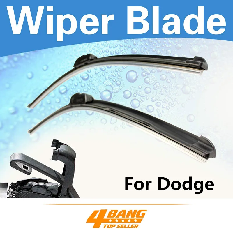 Car Styling 2PCS 19"+24" Rubber Windshield Wiper Blades Frameless