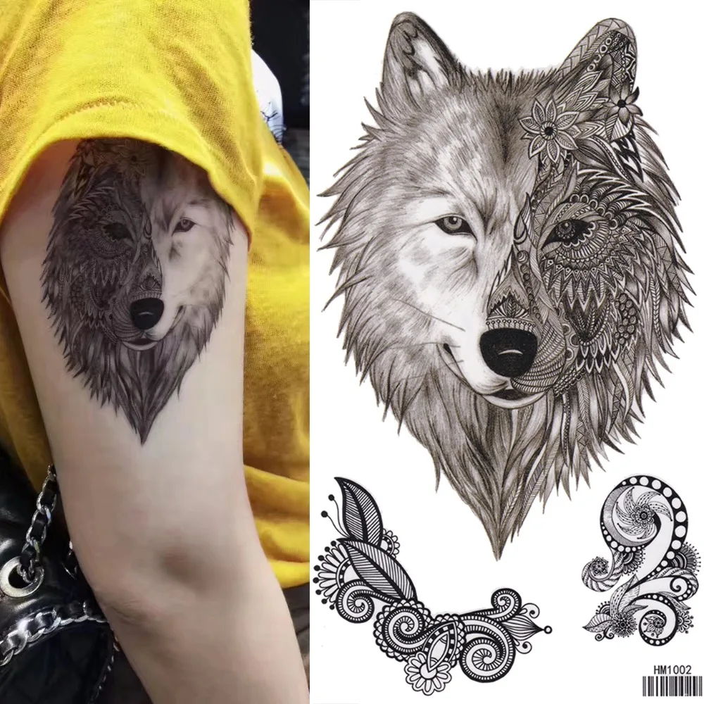 Roi Cheval Cool Beauté De Tatouage Imperméable à Leau