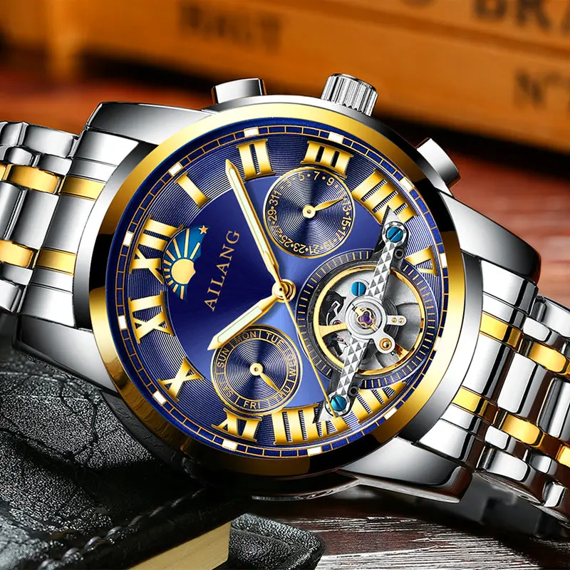 AILANG new Swiss automatic mechanical watch chain machine movement men