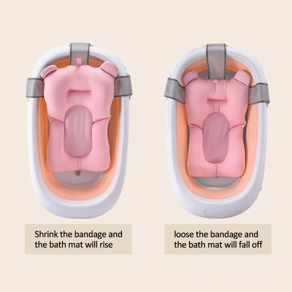 Детские противоскользящие коврик для ванной подвеска позвоночника защиты подушка для купания детей новорожденных детей Банные